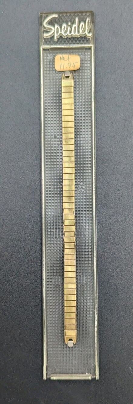 Speidel Gold Twist O Flex Stainless Steel Women Watch Band